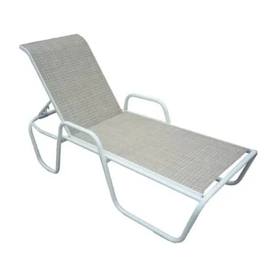 Bali 151.SL - Sled Base Chaise Lounge w/ Arms