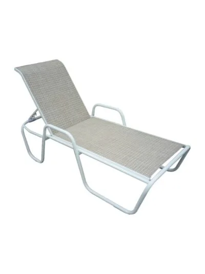 Bali 151.SL - Sled Base Chaise Lounge w/ Arms