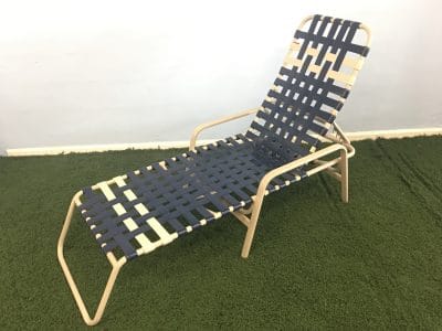 Bali 150.CST - Cross-Strap Stackable Chaise Lounge