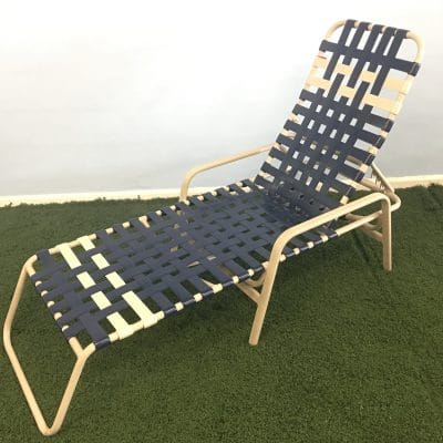 Bali 150.CST - Cross-Strap Stackable Chaise Lounge