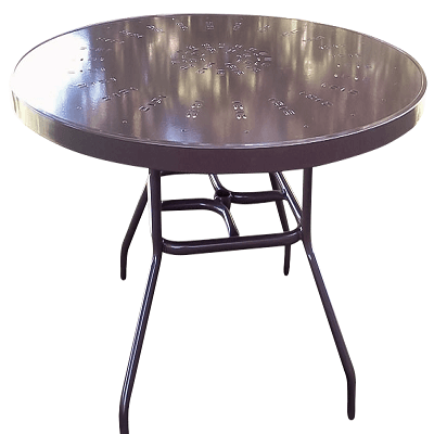 Cayman Line- Aluminum Top Tables