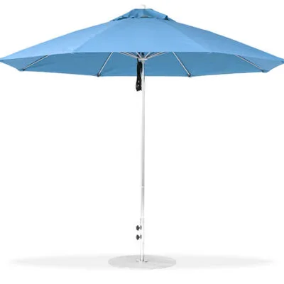 7.5' Aluminum Frame Octagonal Pulley & Pin Market Umbrella