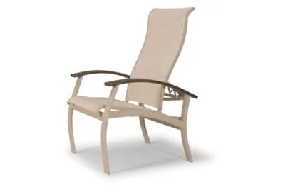 Belle Isle Sling Arm Chair w/ Multi-Position Back
