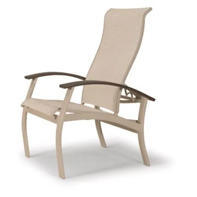Belle Isle Sling Arm Chair w/ Multi-Position Back
