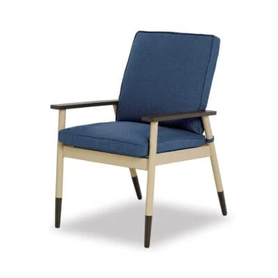 Welles Cushion Cafe Dining Chair w/ Welting