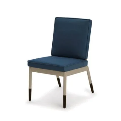Welles Cushion Armless Dining Chair w/ Welting