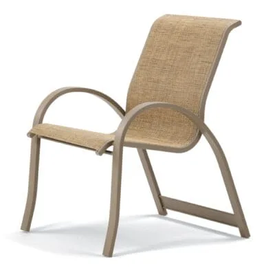 Aruba Sling Stacking Arm Chair