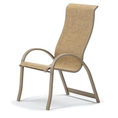Aruba Sling Supreme Stacking Arm Chair
