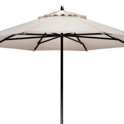 Commercial Market Umbrella 9' Powdercoat Aluminum Commercial Market Umbrella