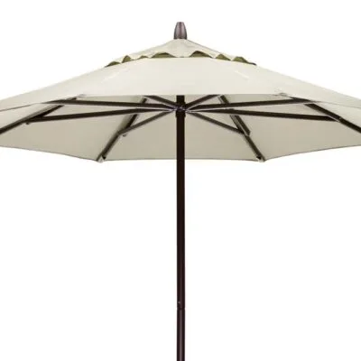 Commercial Market Umbrella 7 1/2' Powdercoat Aluminum Commercial Market Umbrella