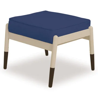 Welles Cushion Ottoman w/ Welting