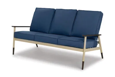 Welles Cushion Three-Seat Sofa w/ Welting
