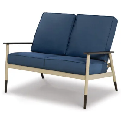 Welles Cushion Two-Seat Loveseat w/ Welting