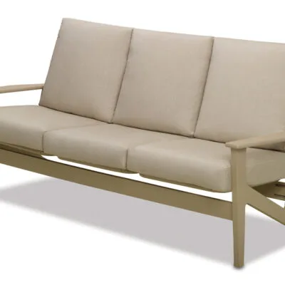 Wexler Cushion Chat Height Three-Seat Sofa w/ MGP Arms