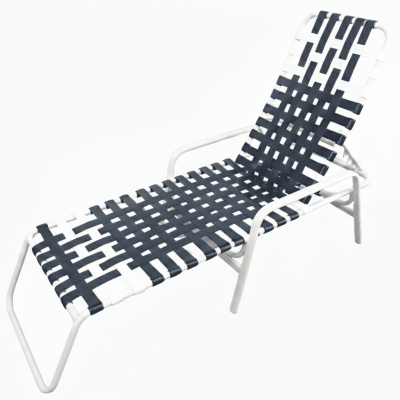 Bali 150.CST - Cross-Strap Stackable Chaise Lounge