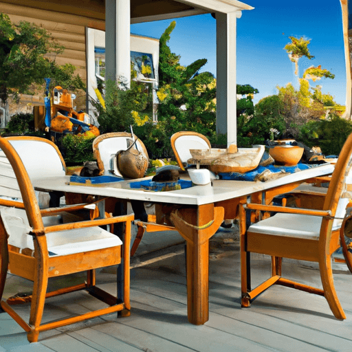 Luxurious Custom Patio Furniture by a Pompano Beach pool