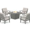 Lakeside 5-Piece Deep Seating Set with Nautical Fire Pit Table 8 Lakeside 5-Piece Deep Seating Set with Nautical Fire Pit Table