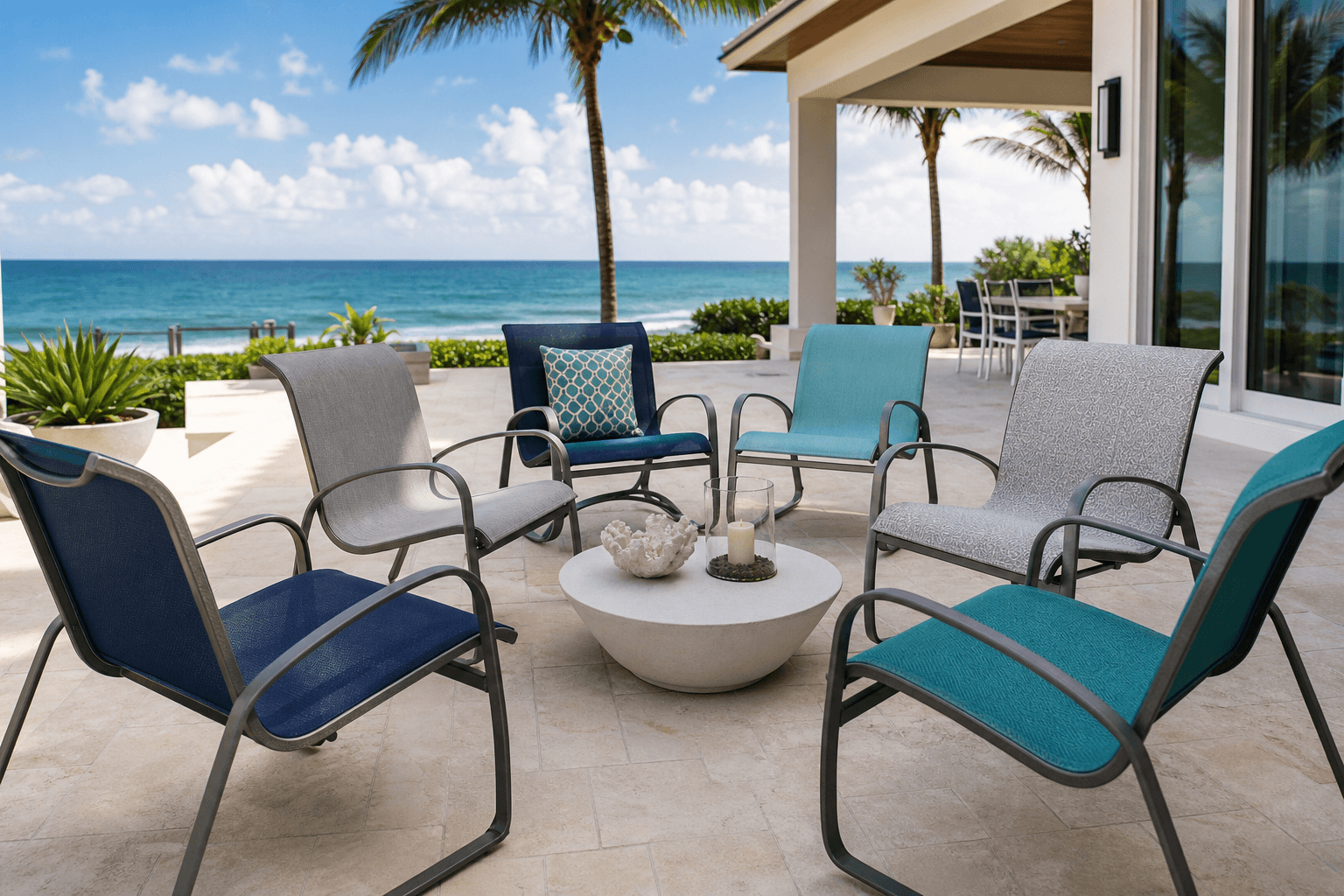 Patio Chair Reslinging Before After