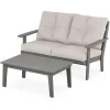 Lakeside 2-Piece Lounge Loveseat Set