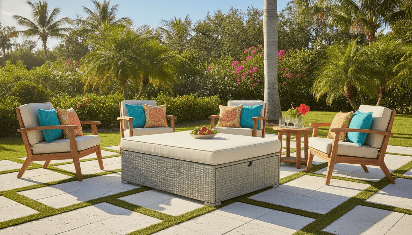 Outdoor Ottomans
