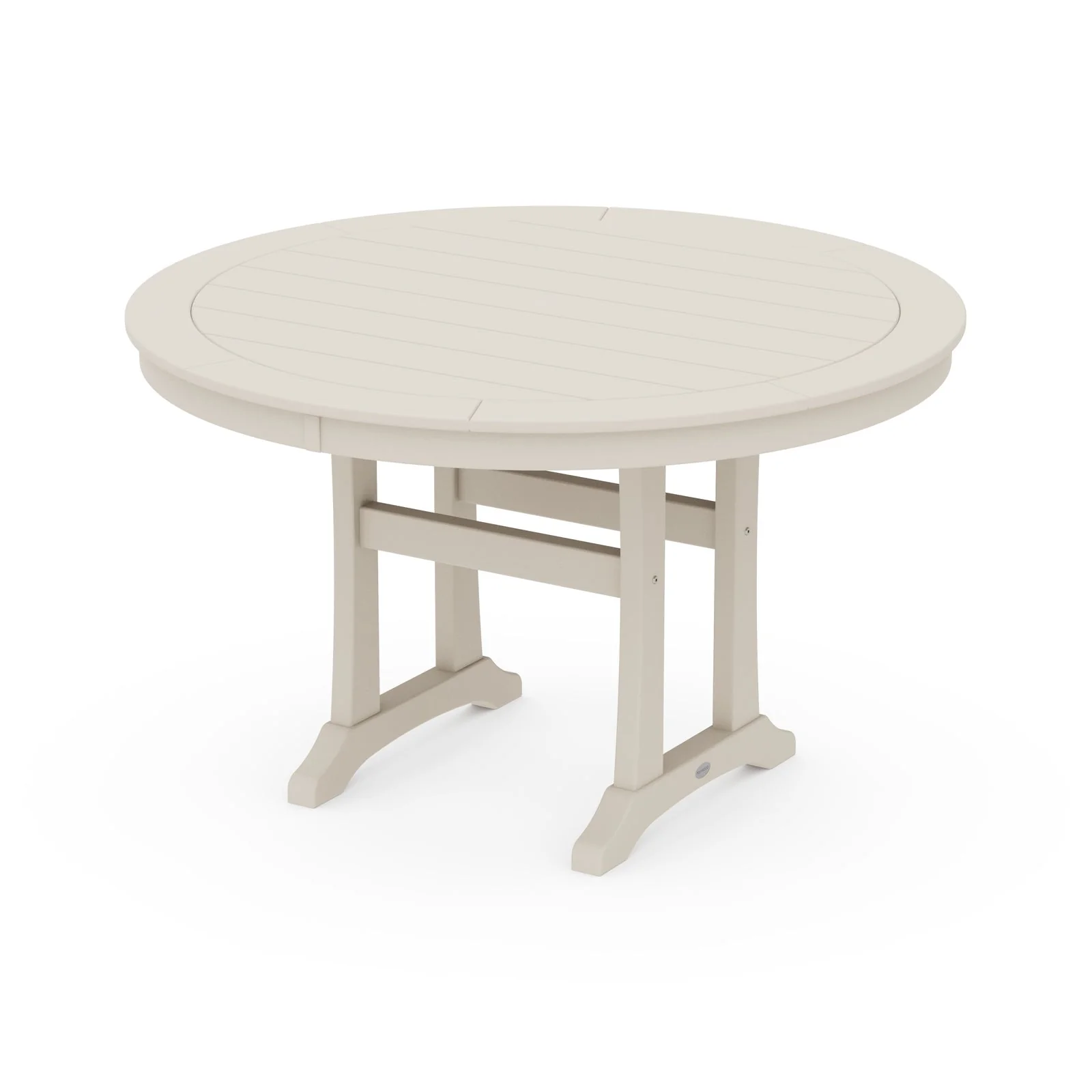 Nautical Trestle 48" Round Dining Table 10 Nautical Trestle 48" Round Dining Table - Image 8