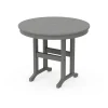 36" Round Farmhouse Dining Table 18 Slate Grey 19