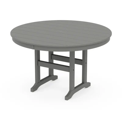 48" Round Farmhouse Dining Table