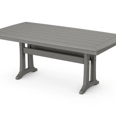 Nautical Trestle 38" x 73" Dining Table