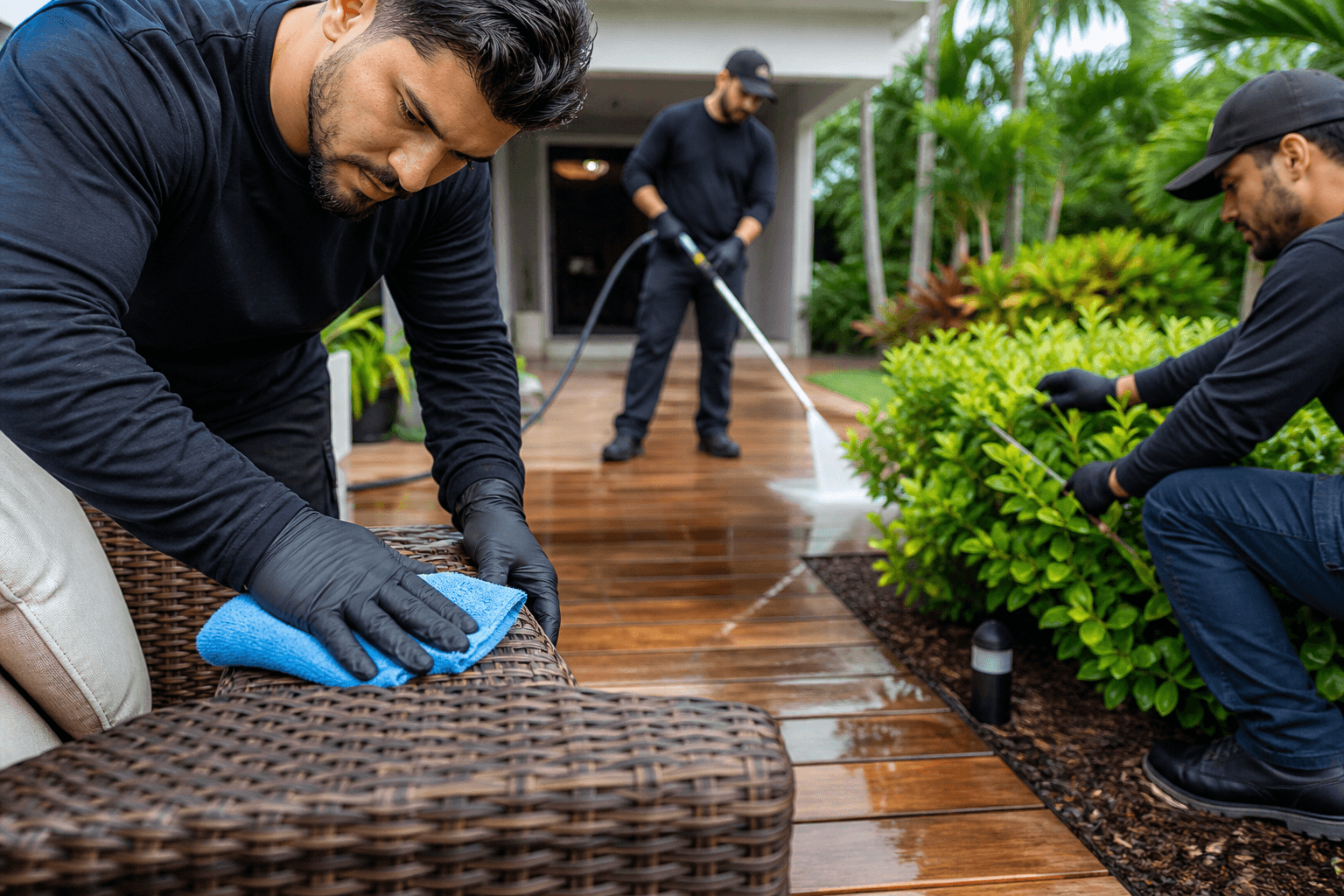 South Florida Outdoor Maintenance for a pristine garden