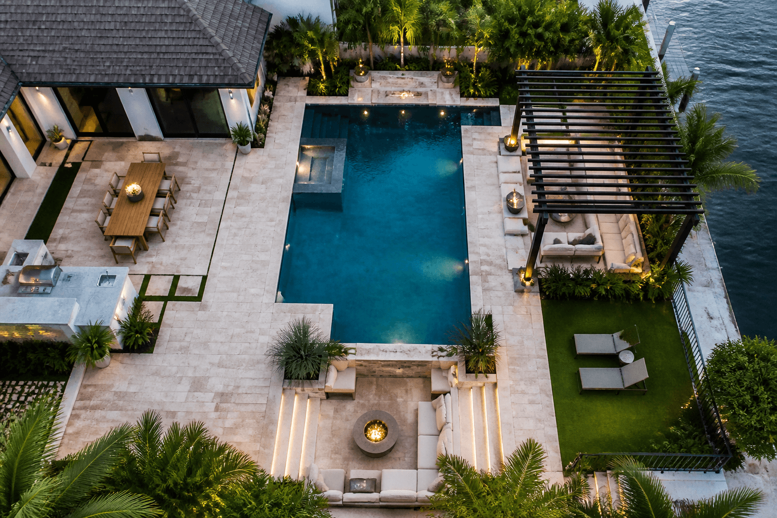 Custom Patio Benefits: Family-friendly custom patio in Pompano Beach