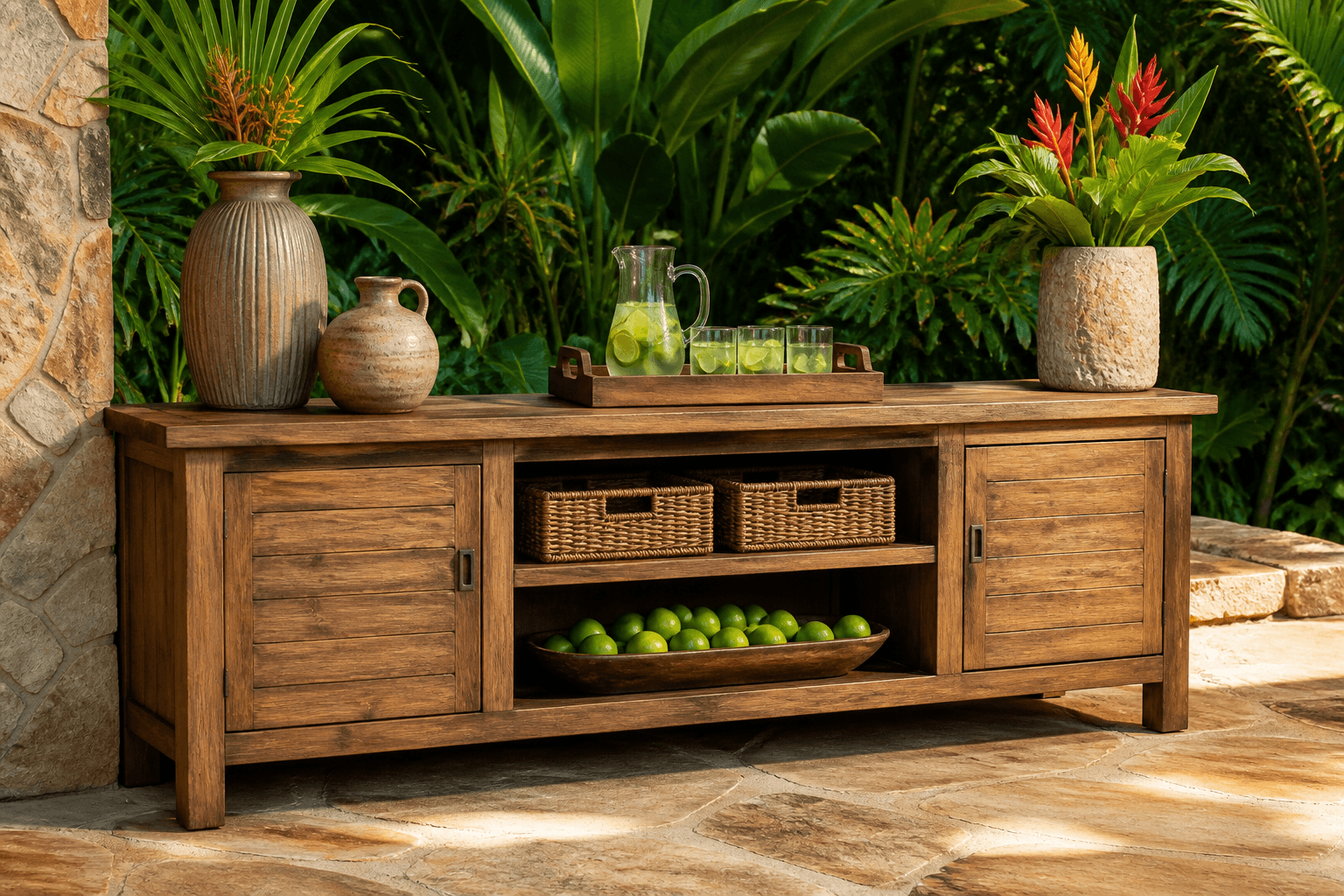 Outdoor Console Tables: 4 Brilliant Designs for Pompano 4 Versatile Outdoor Console Tables for Pompano Beach