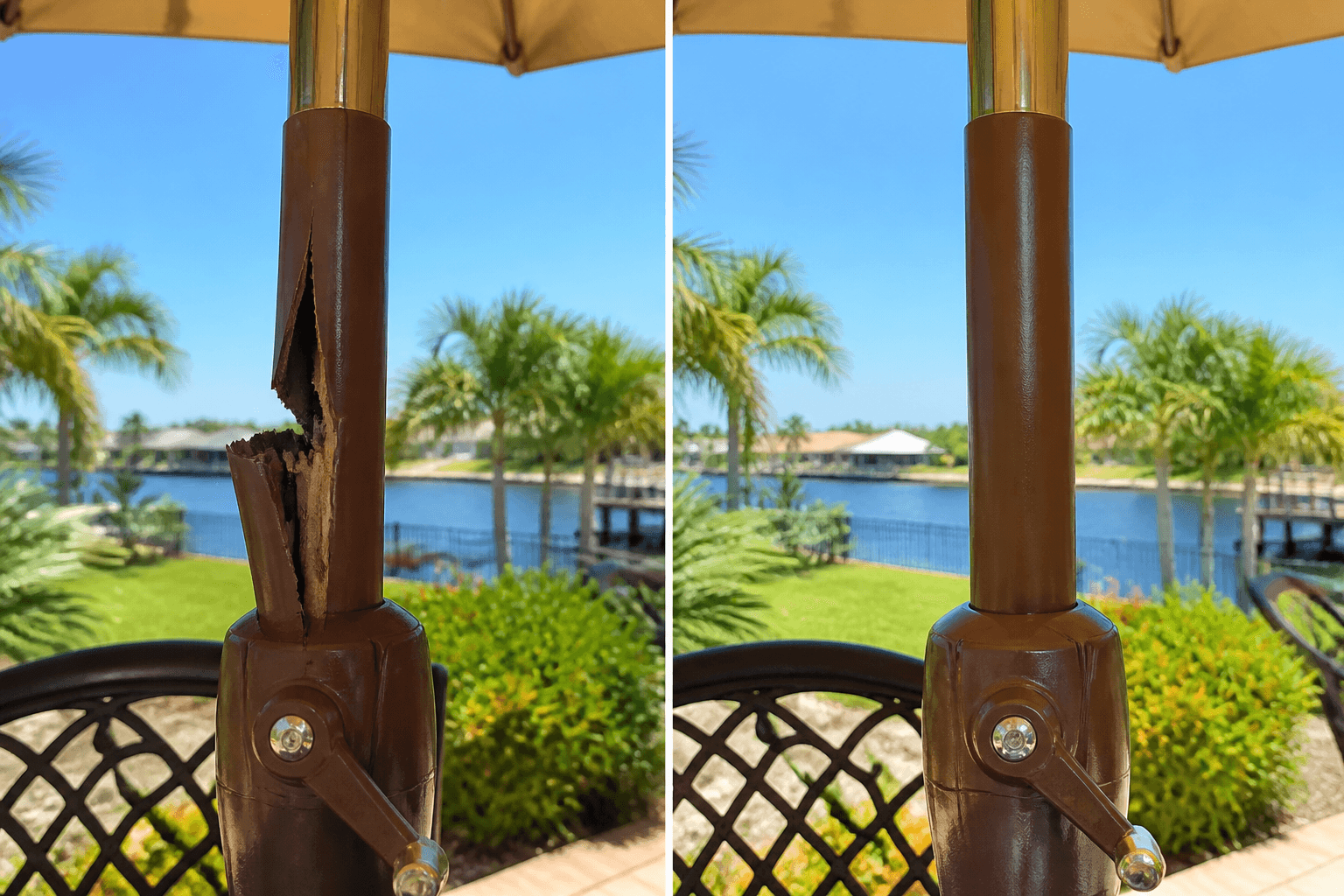 Umbrella Pole Repair