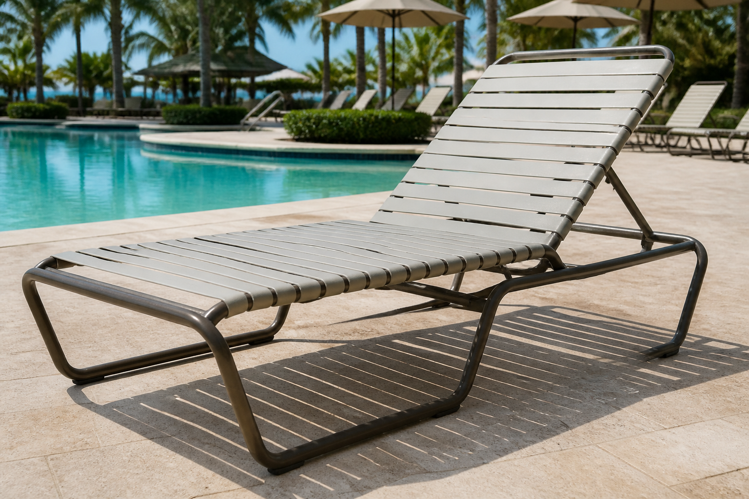Commercial Furniture Restrapping Cost: 3 Ultimate Budget 4 Commercial Furniture Restrapping Cost: Beautifully restored commercial patio furniture in Florida
