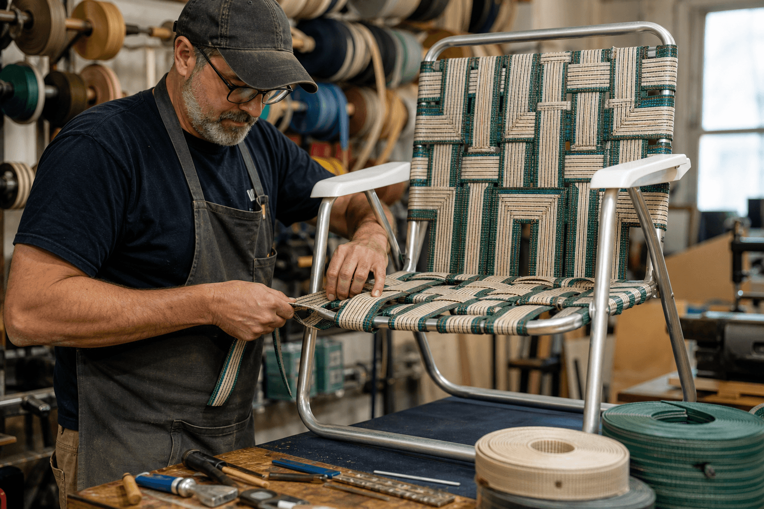 Patio Strap Designs: 6 Brilliant Styles for Pompano Chairs 4 Creative Patio Strap Designs for Outdoor Living